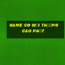 game có giải thưởng cao nhất