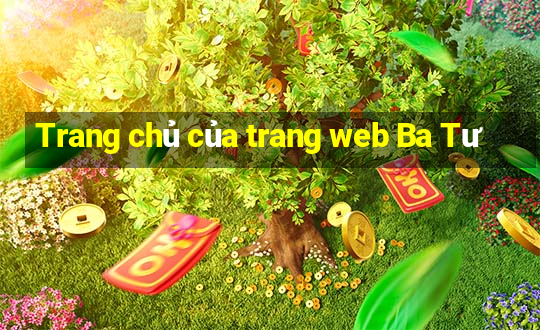 Trang chủ của trang web Ba Tư