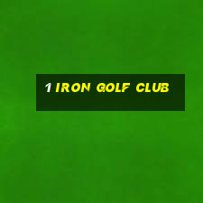 1 iron golf club