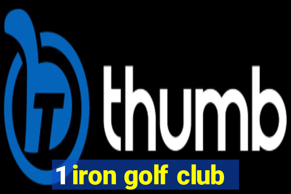 1 iron golf club