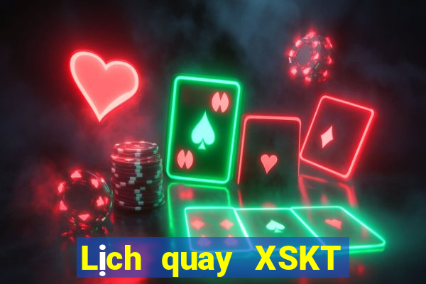 Lịch quay XSKT Thứ 5