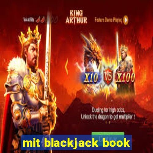 mit blackjack book