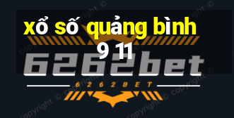 xổ số quảng bình 9 11