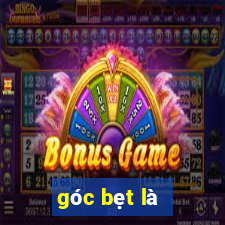 góc bẹt là