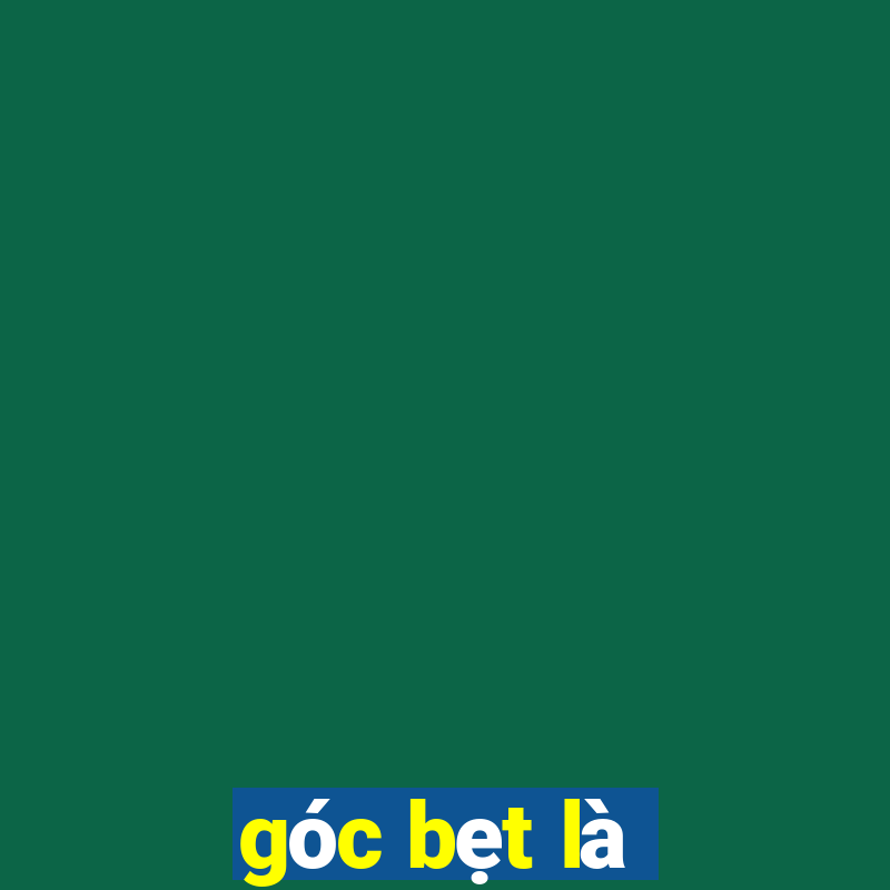 góc bẹt là