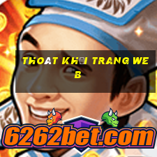 Thoát khỏi trang web