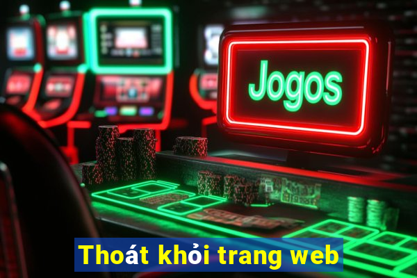 Thoát khỏi trang web