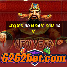 kqxs 30 ngày gần đây