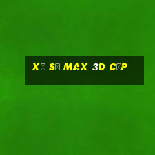 xổ số max 3d cặp