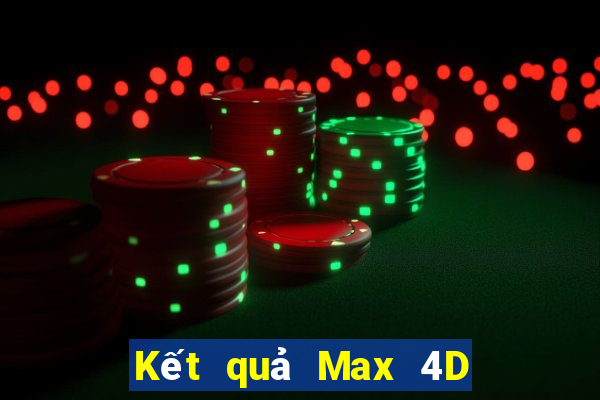 Kết quả Max 4D thứ bảy