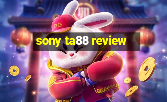 sony ta88 review