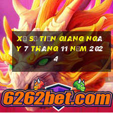 xổ số tiền giang ngày 7 tháng 11 năm 2024