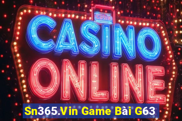 Sn365.Vin Game Bài G63