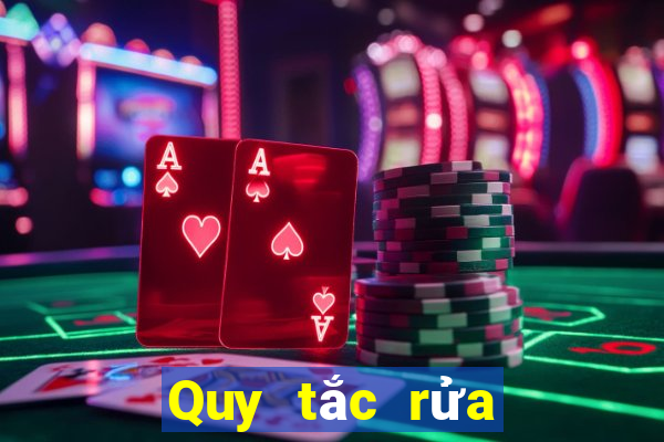 Quy tắc rửa điện tử rau bina