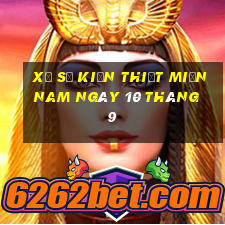 xổ số kiến thiết miền nam ngày 10 tháng 9