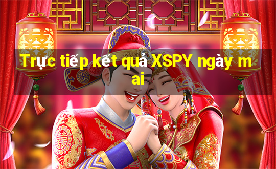 Trực tiếp kết quả XSPY ngày mai