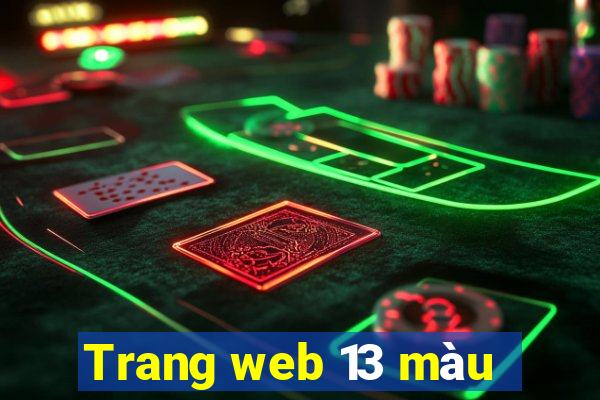 Trang web 13 màu