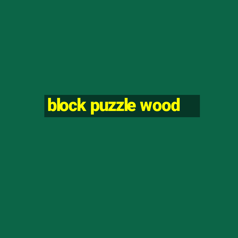 block puzzle wood