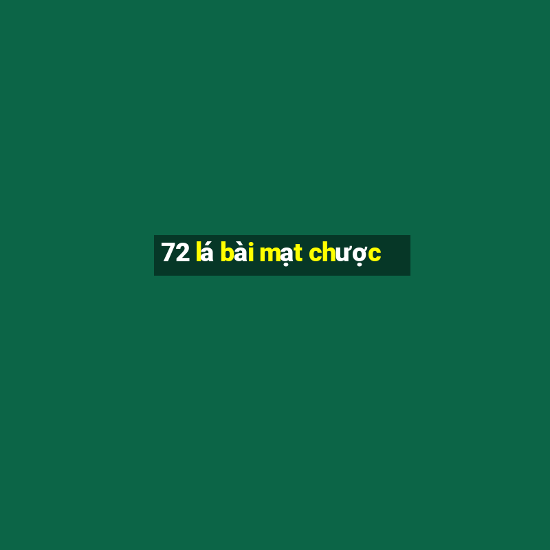 72 lá bài mạt chược