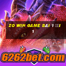 Zo Win Game Bài 1 Đổi 1