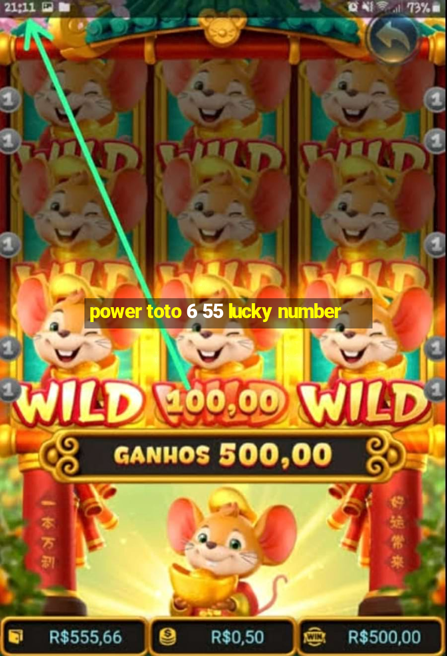 power toto 6 55 lucky number