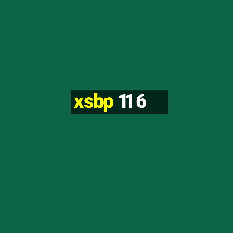 xsbp 11 6