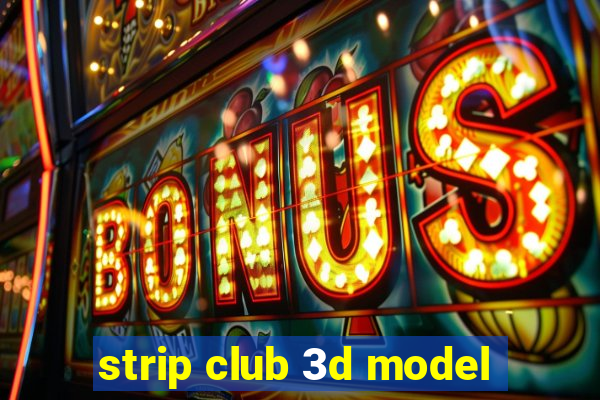 strip club 3d model