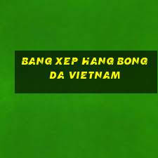 bang xep hang bong da vietnam