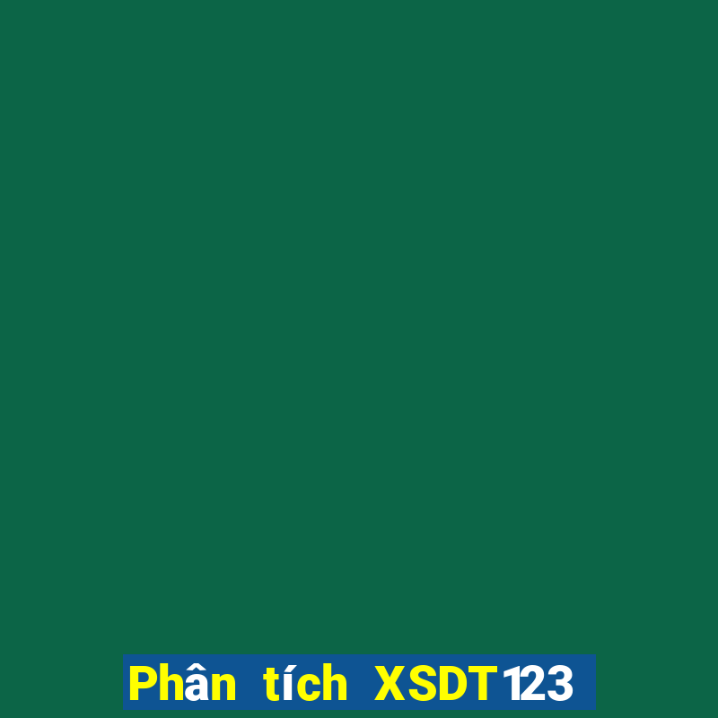 Phân tích XSDT123 ngày 13