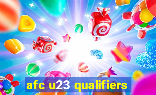 afc u23 qualifiers