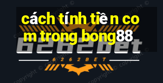 cách tính tiền com trong bong88