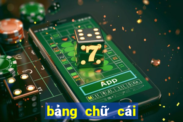 bảng chữ cái tiếng thái