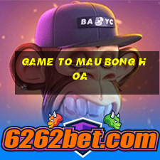 game to mau bong hoa