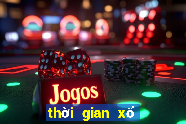 thời gian xổ số miền nam