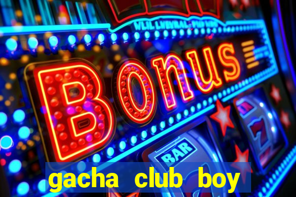 gacha club boy hair ideas