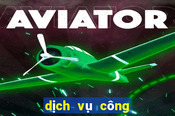 dịch vụ công bến tre