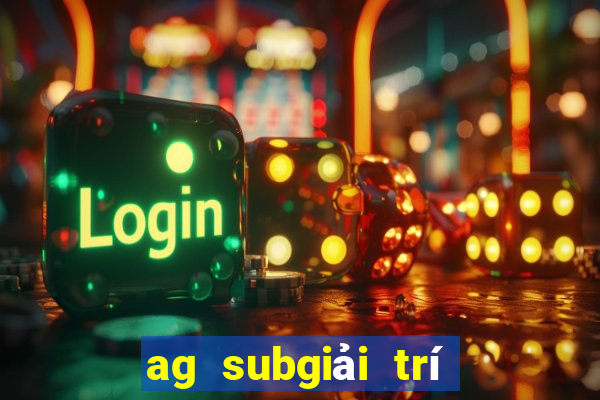 ag subgiải trí phát hành video