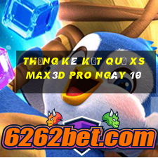 THỐNG KÊ KẾT QUẢ xs Max3D Pro ngày 10