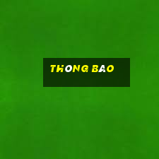 thông báo