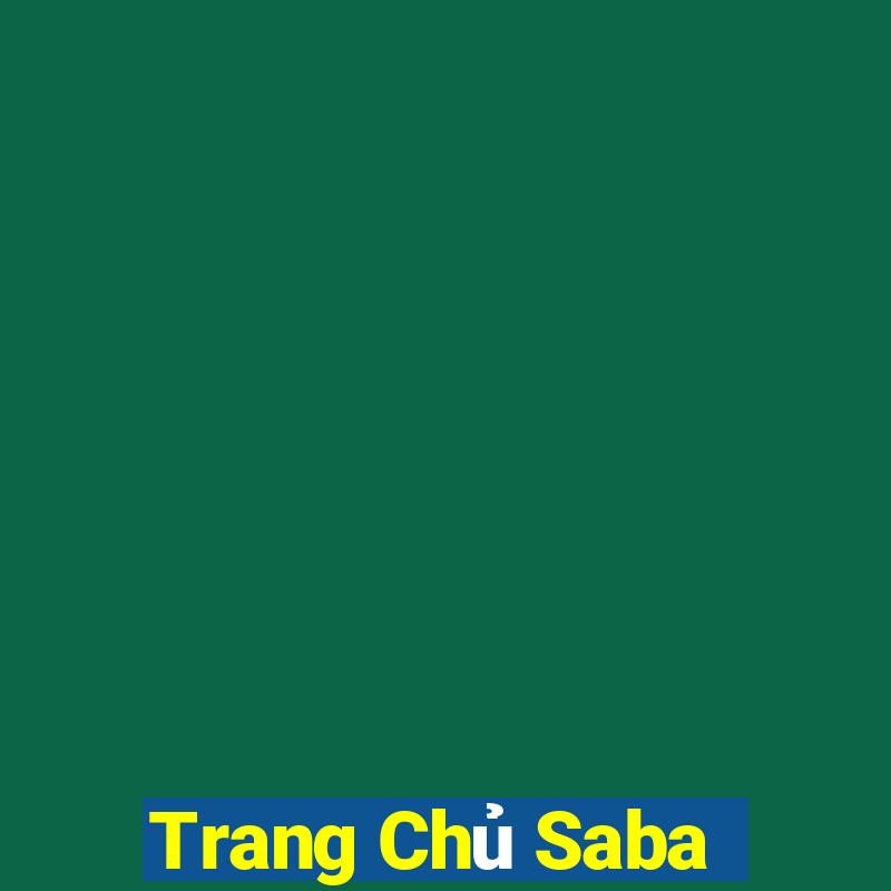 Trang Chủ Saba