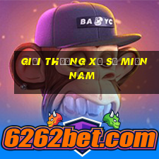 giải thưởng xổ số miền nam