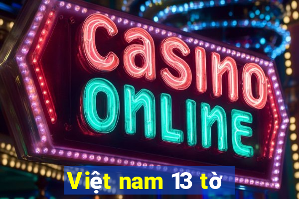 Việt nam 13 tờ