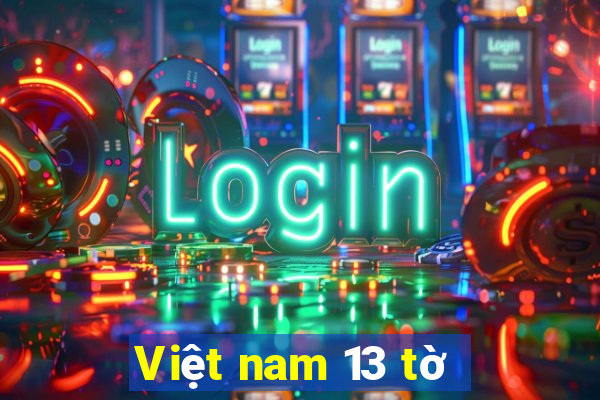 Việt nam 13 tờ