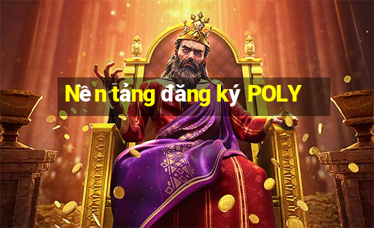 Nền tảng đăng ký POLY