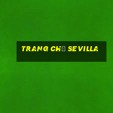 Trang Chủ Sevilla