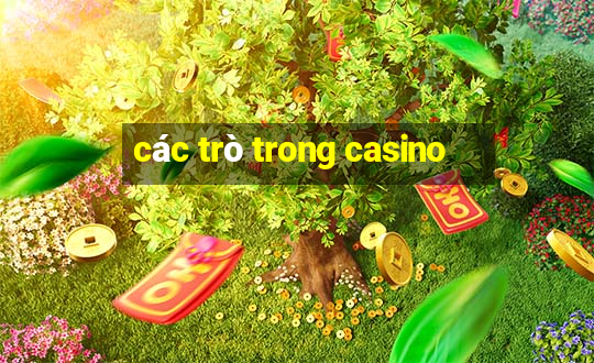 các trò trong casino