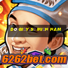 dò giấy số miền nam