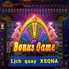 Lịch quay XSQNA ngày 31