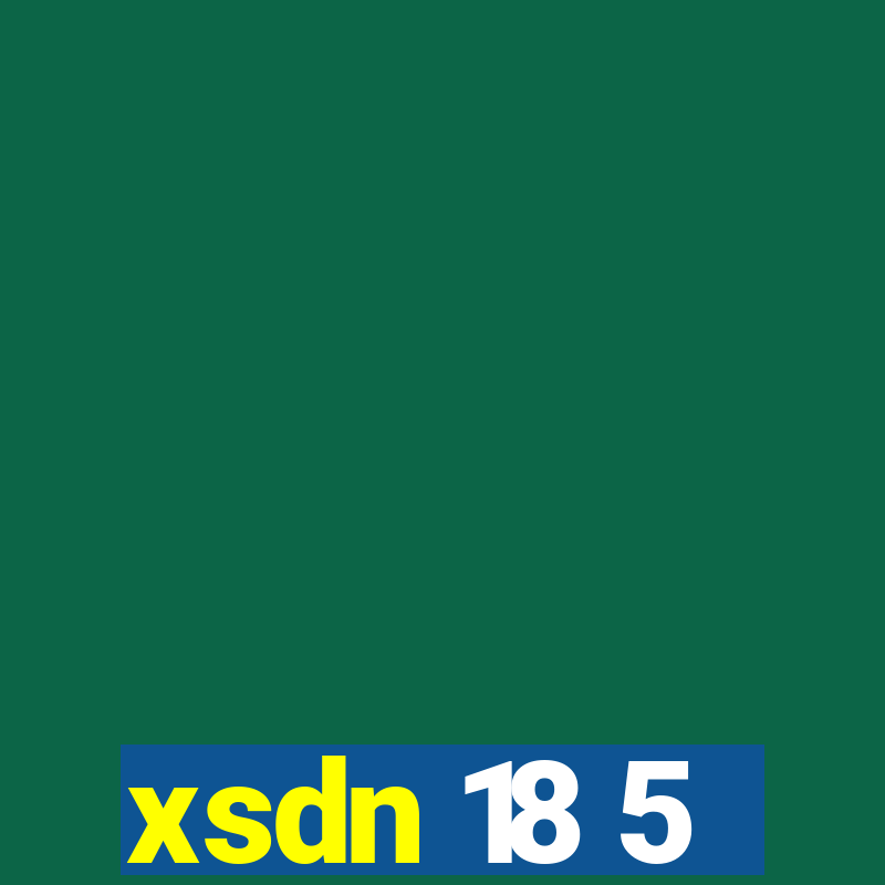 xsdn 18 5