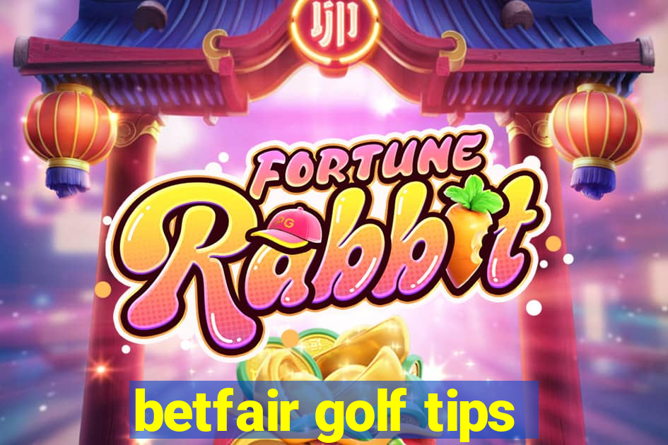 betfair golf tips